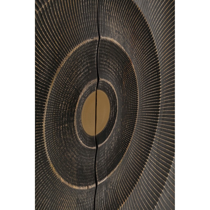 Buffet noir en bois sculpté - Madeira - Kare Design