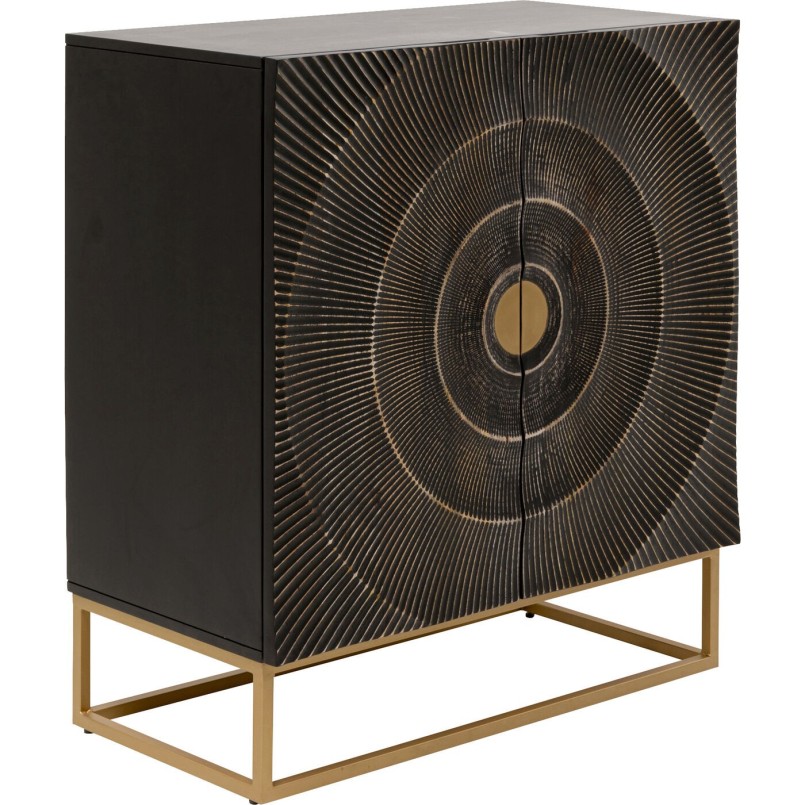 Buffet noir en bois sculpté - Madeira - Kare Design