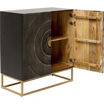 Sideboard Madeira 2 doors black Kare Design