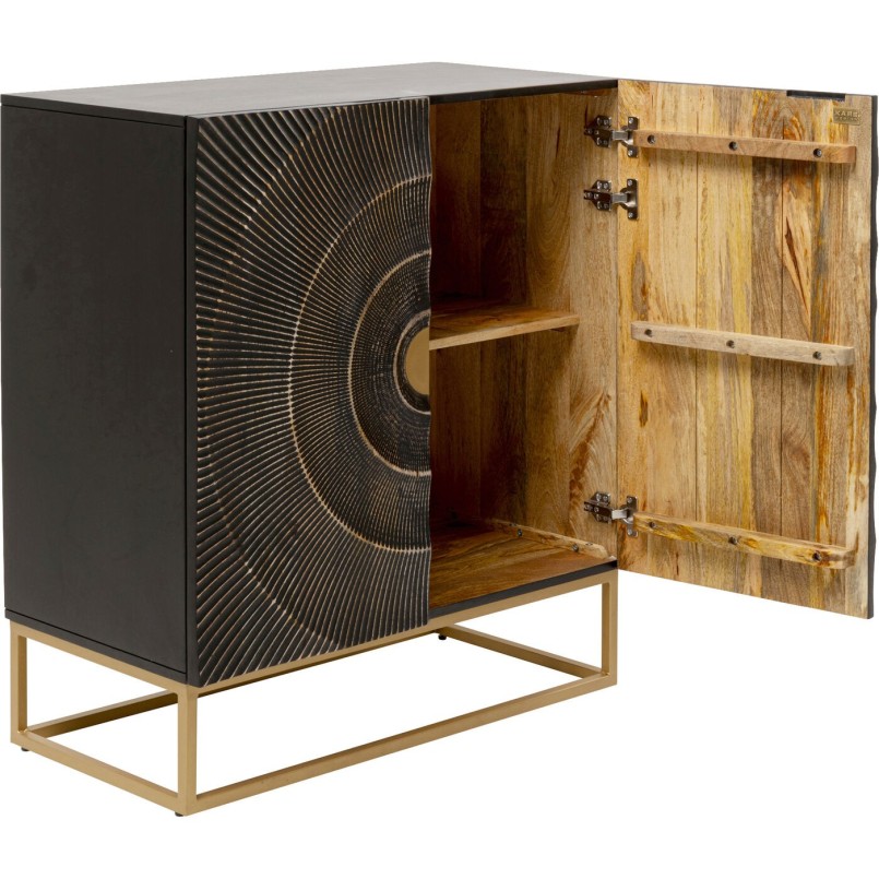 Sideboard Madeira 2 doors black Kare Design