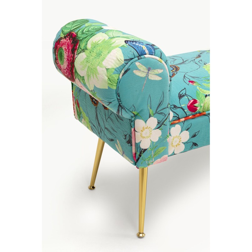 Banc bleu à fleurs - Wing Flower Fever - Kare Design