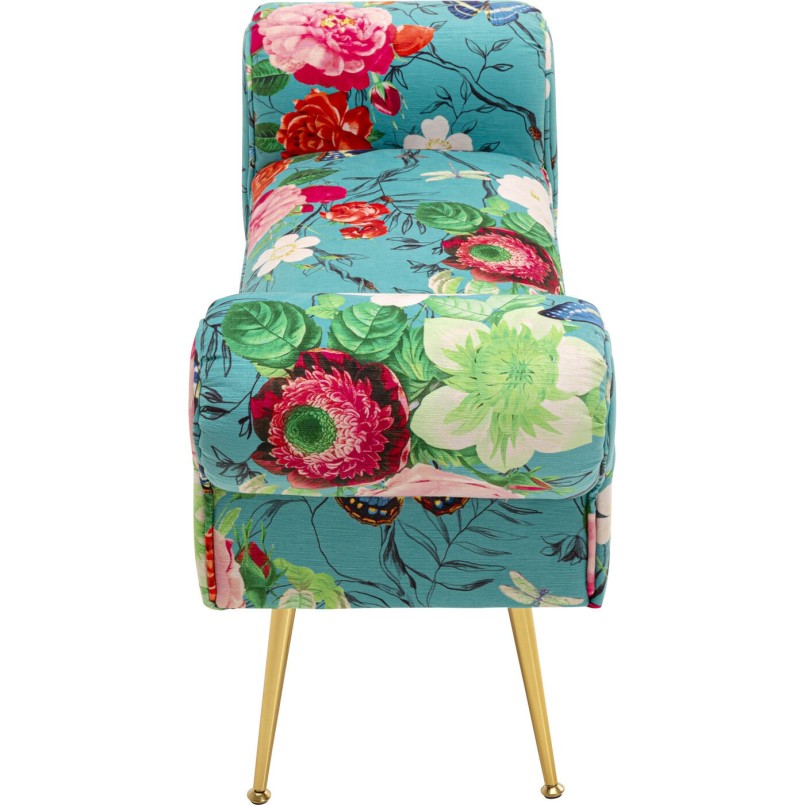Banc bleu à fleurs - Wing Flower Fever - Kare Design