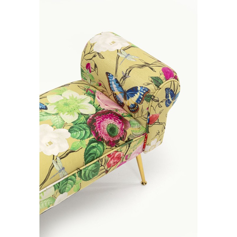 Banc jaune à fleurs - Wing Flower Fever - Kare Design