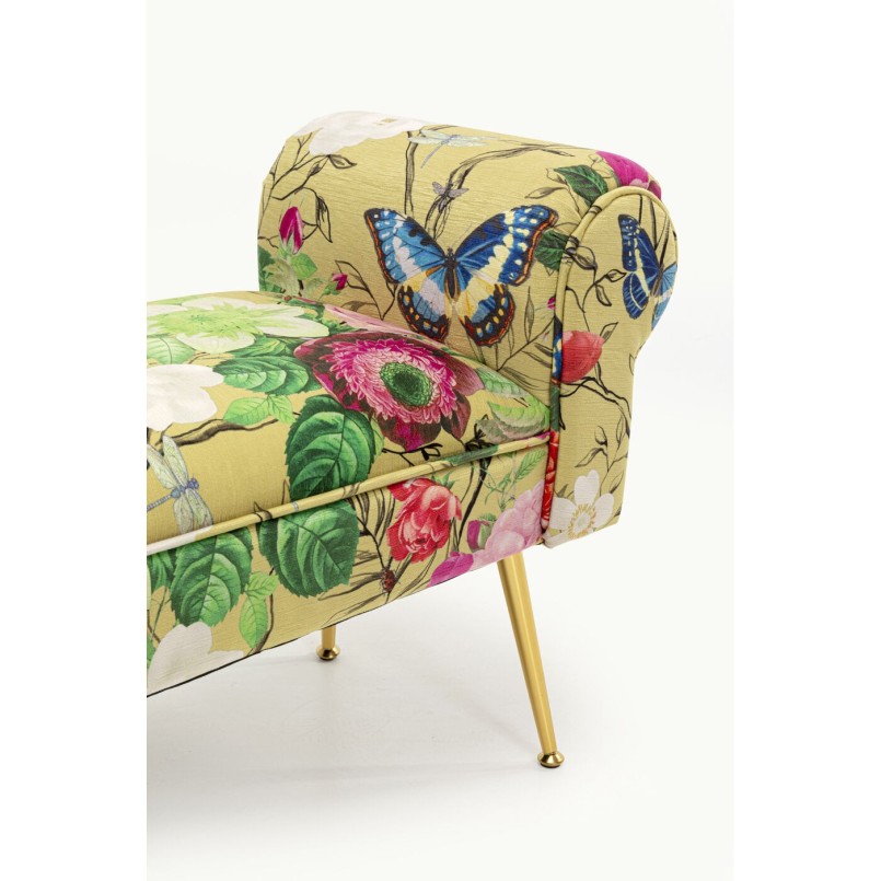 Banc jaune à fleurs - Wing Flower Fever - Kare Design
