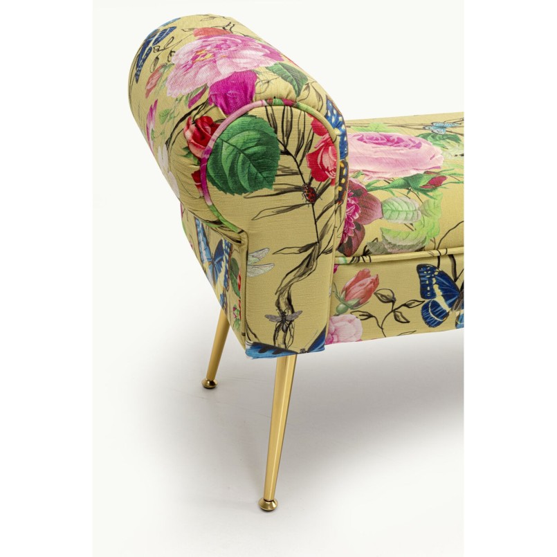 Banc jaune à fleurs - Wing Flower Fever - Kare Design