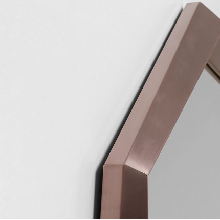 Wall Mirror Octagon 120x120cm coffee Kare Design