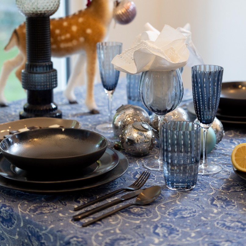 Black earthenware soup plates - Kassandra - Kare Design