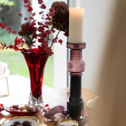 Vase en verre rouge - Salut - Kare Design
