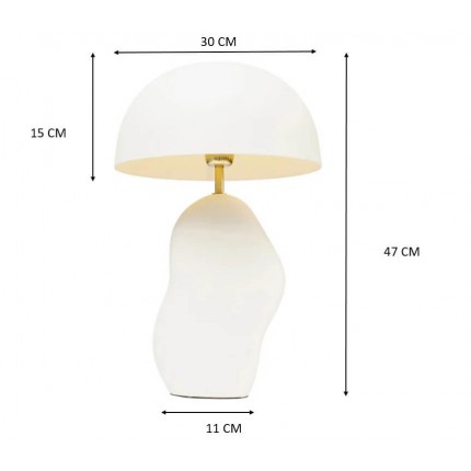Table Lamp Nube white Kare Design