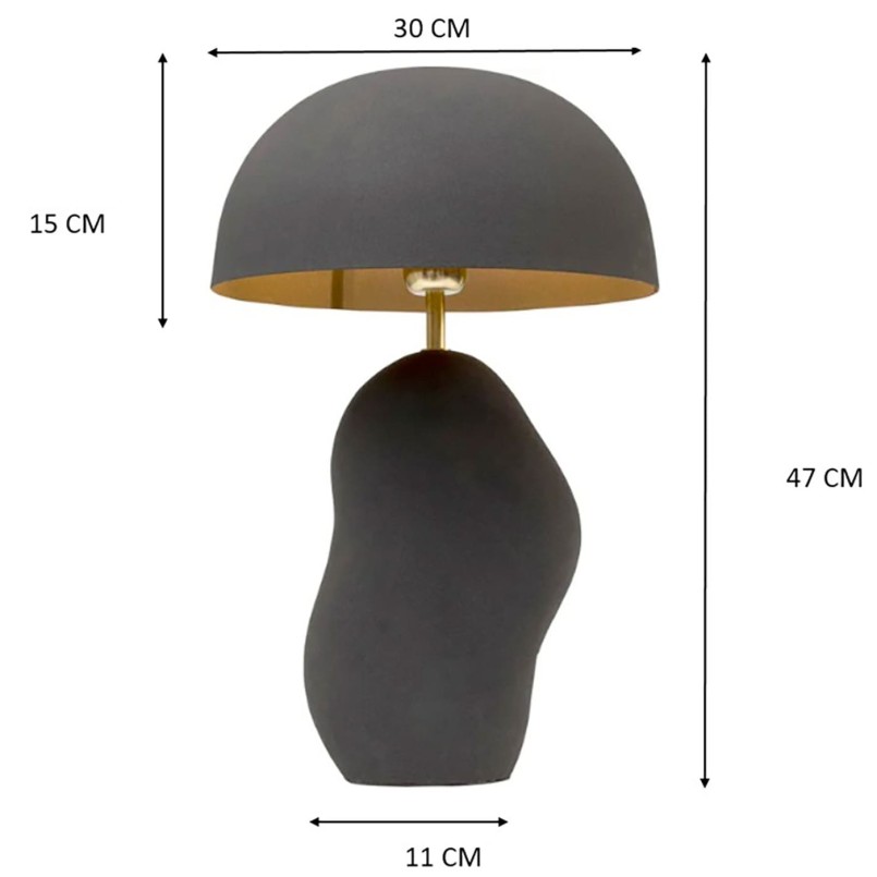 Black and gold steel lamp - Nube - Kare Design