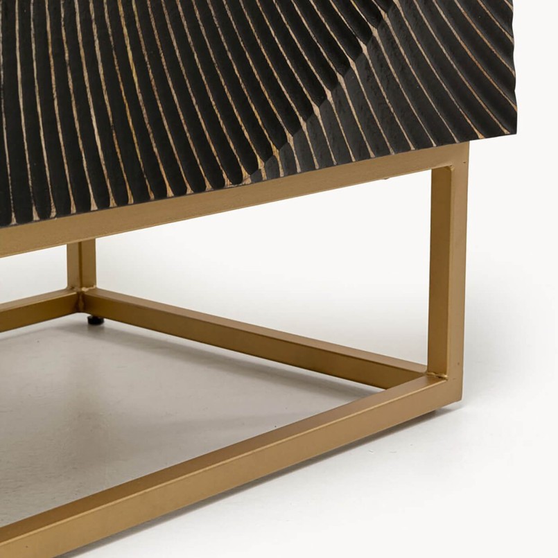 Sideboard Madeira 2 doors black Kare Design