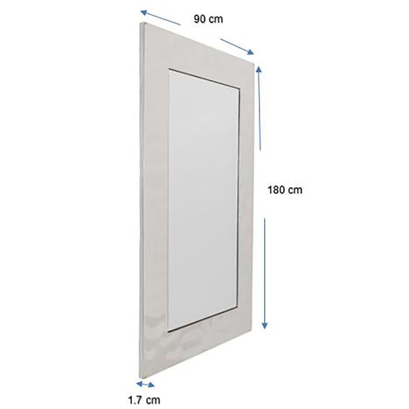 Wall Mirror Caldera 180x90cm chrome Kare Design