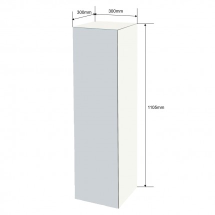 Table d'appoint Luxury 110cm argent Kare Design