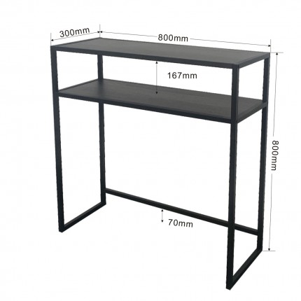 Console Loftie 80x30cm black Kare Design