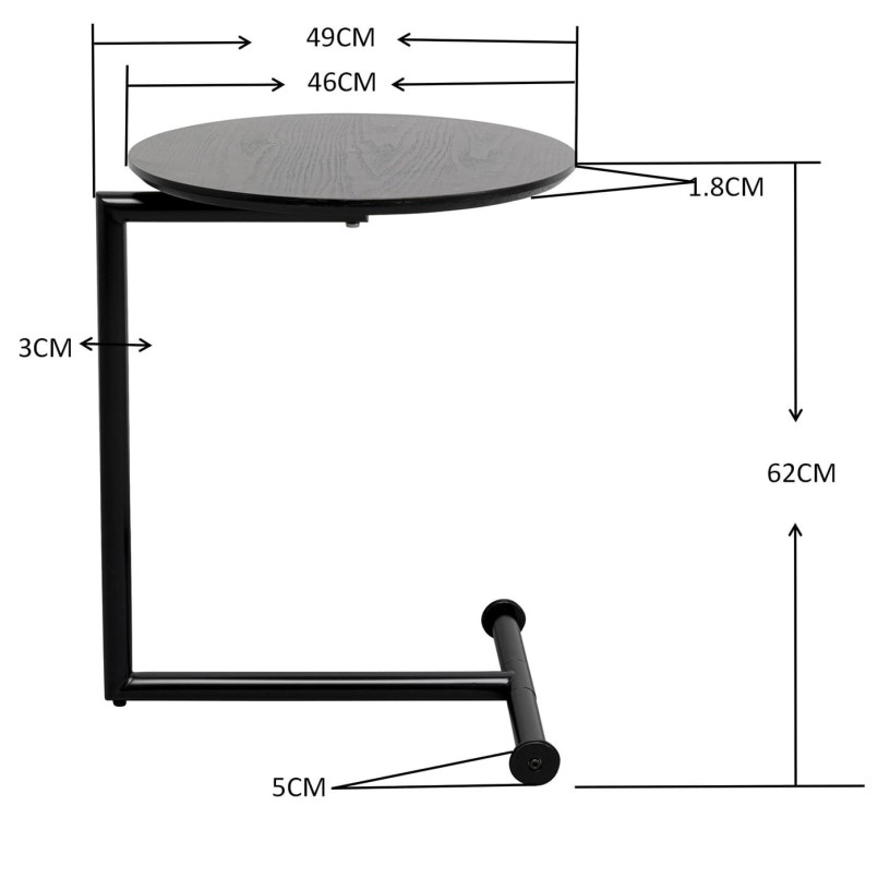 Side Table Easy Living beige Kare Design