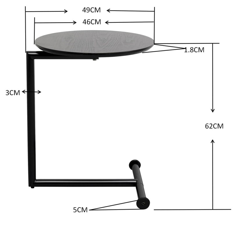 Table D'appoint Moderne - Easy Living Transparente - Kare Design
