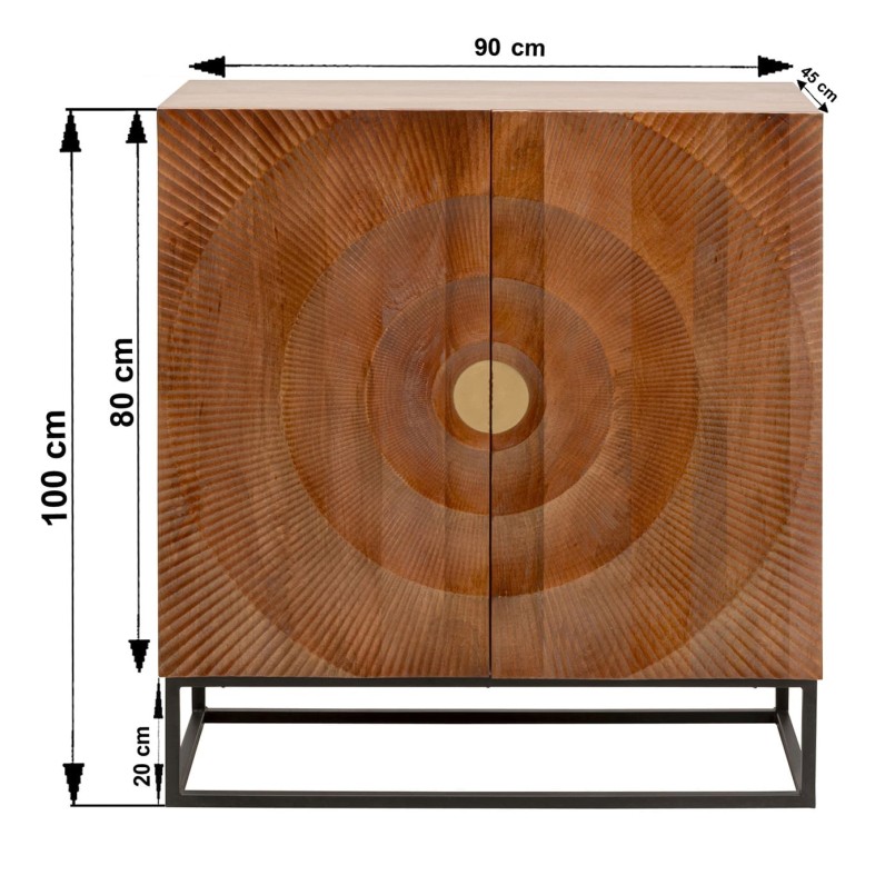 Buffet en bois sculpté - Madeira - Kare Design