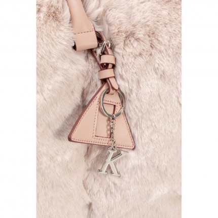 Sac de voyage Mika beige rosé Kare Design