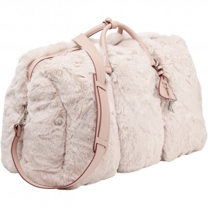 Sac de voyage Mika beige rosé Kare Design