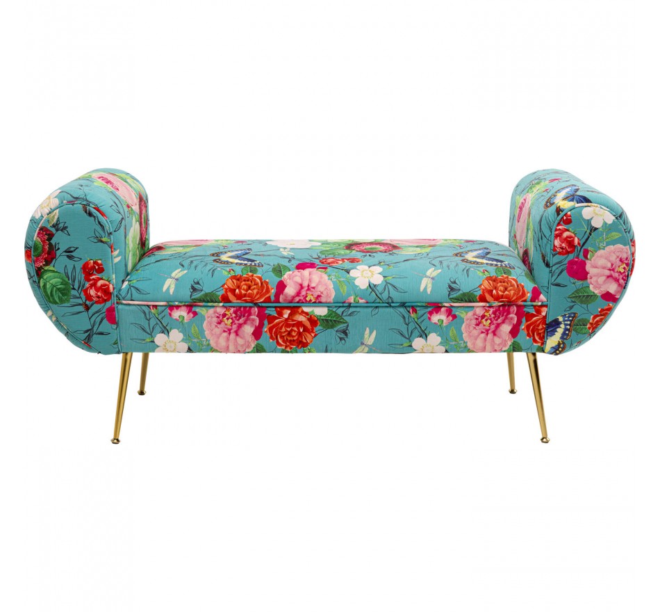 Banc Trono Flower Fever bleu Kare Design