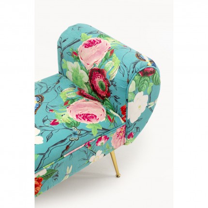 Banc Trono Flower Fever bleu Kare Design