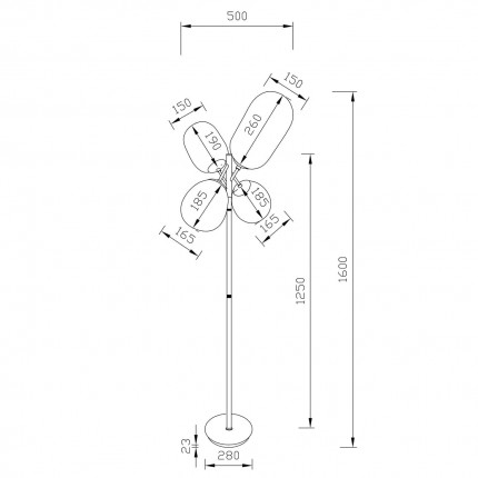 Floor Lamp Balloon Dance 160cm Kare Design