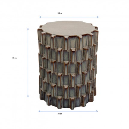 Side Table Arrivato Sting Ø35cm blue Kare Design