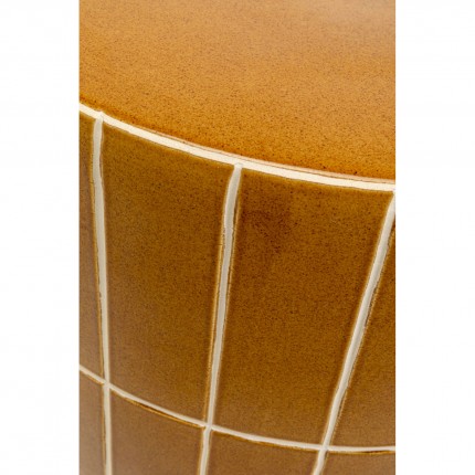 Table d'appoint Bliss Tile 42cm marron Kare Design