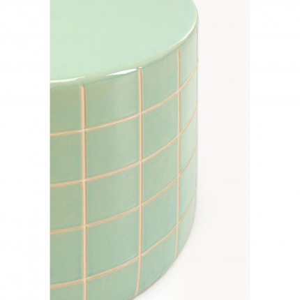 Table d'appoint Bliss Tile 42cm verte Kare Design