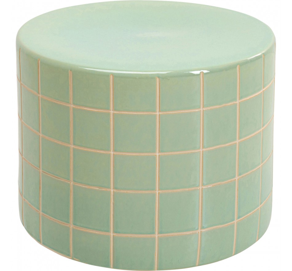 Table d'appoint Bliss Tile 42cm verte Kare Design