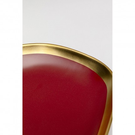 Plate Vibrations Ø27cm red (4/set) Kare Design