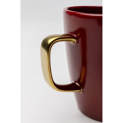 Mug Vibrations red (4/set) Kare Design