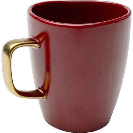 Mugs Vibrations rouges set de 4 Kare Design