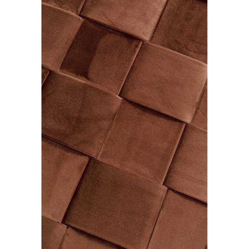 Tabrouret coffre Weave mocca 121cm