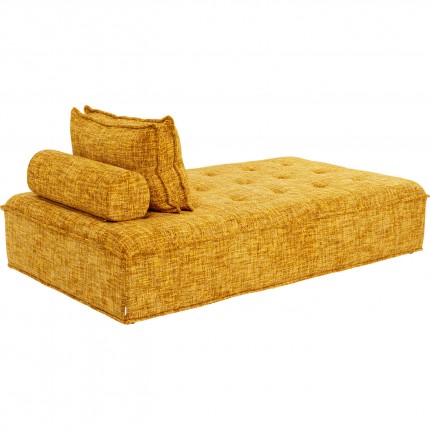Méridienne Portofino jaune 183cm Kare Design