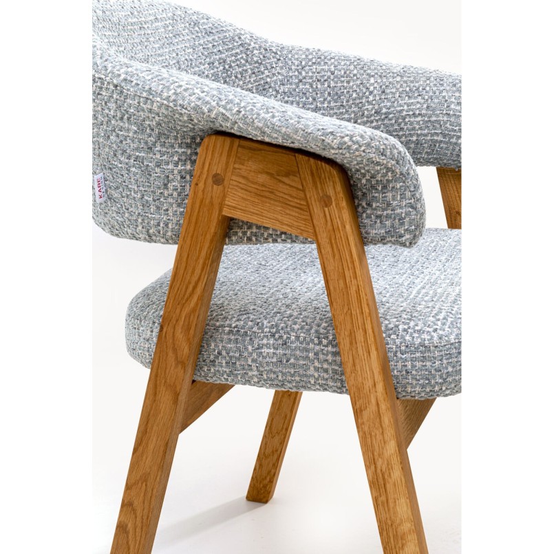 Chair with armrests Jonte blue Kare Design