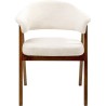 Chair with armrests Jonte cream Kare Design