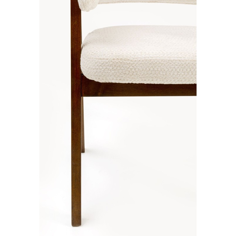 Chair with armrests Jonte cream Kare Design