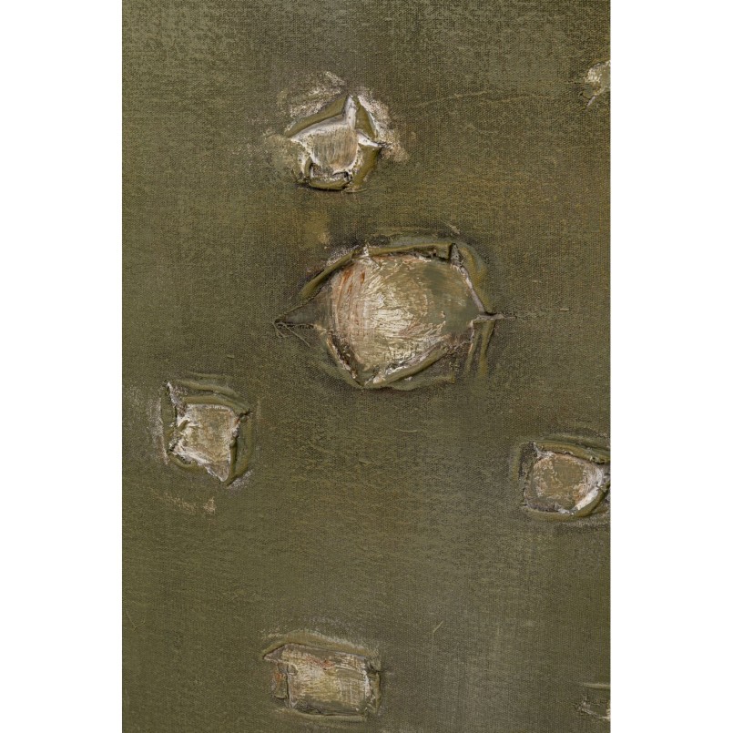 Tableau sur toile Moody vert 150x120cm