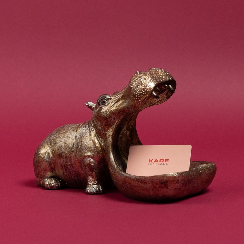 Polyresin cup hippopotamus - Kare Design