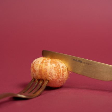 Couverts Gloria 16 pièces dorés Kare Design