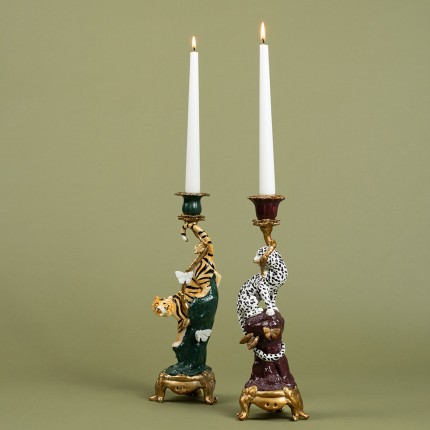 Bougeoir tigre 33cm Kare Design