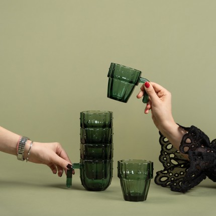 Verres cactus set de 6 Kare Design