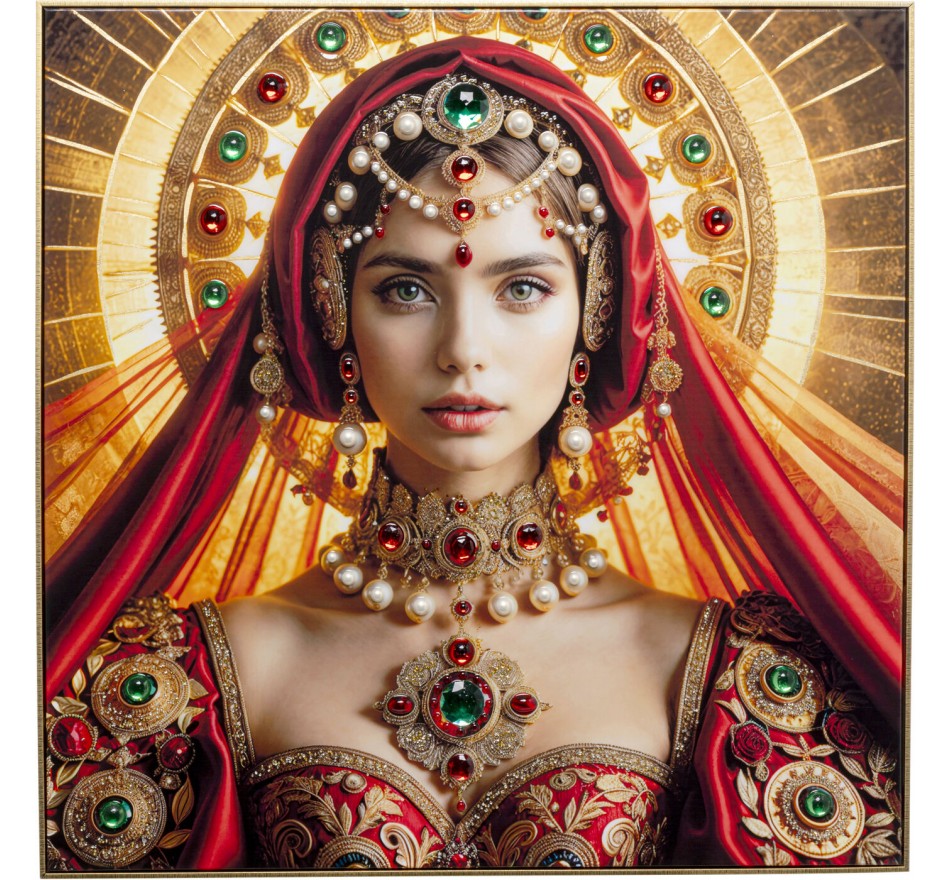 Tableau Frame Saint femme 100x100cm Kare Design