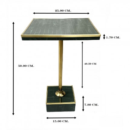 Table d'appoint Loco Loco 25x25cm verte Kare Design