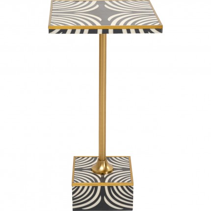 Side table zebra 25x25cm Kare Design