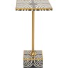 Table d appoint Zebra 25x25cm