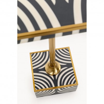 Side table zebra 25x25cm Kare Design