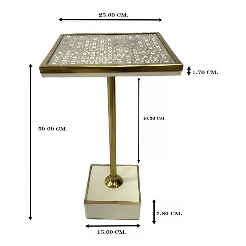 Table d appoint Grazia 25x25cm
