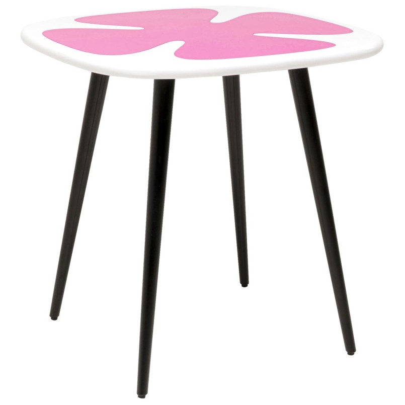 Table d'appoint rose et blanche - Petal - Kare Design